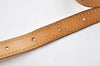 Authentic Louis Vuitton Leather Shoulder Strap For Bucket GM 31.9" Beige 9207I