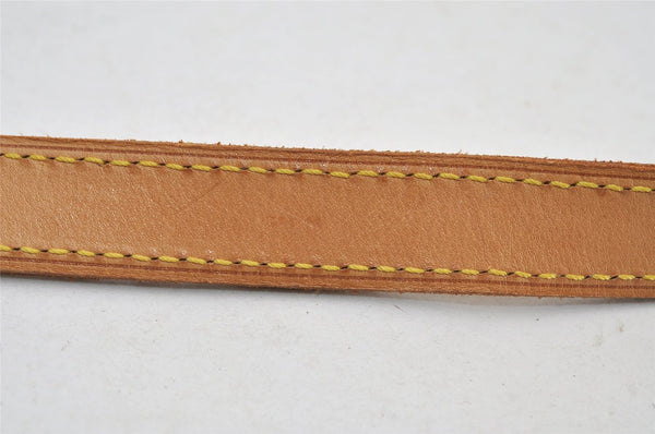 Authentic Louis Vuitton Leather Shoulder Strap For Bucket GM 31.9" Beige 9208I