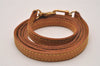 Authentic Louis Vuitton Leather Shoulder Strap Beige 47" LV 9209I