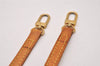 Authentic Louis Vuitton Leather Shoulder Strap Beige 47" LV 9209I