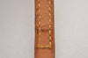 Authentic Louis Vuitton Leather Shoulder Strap Beige 47" LV 9209I