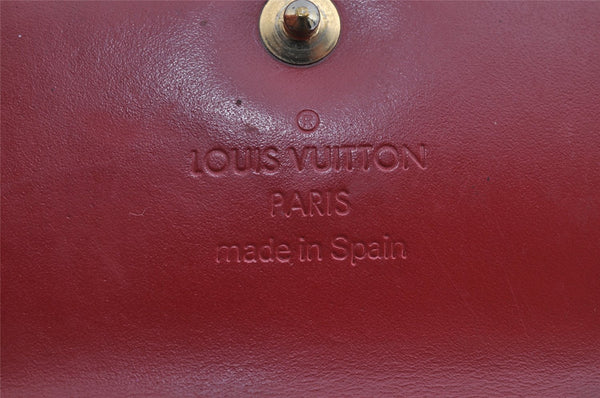 Authentic Louis Vuitton Vernis Multicles 4 Four Hooks Key Case M91976 Red 9209J