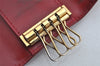 Authentic Louis Vuitton Vernis Multicles 4 Four Hooks Key Case M91976 Red 9209J