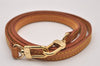 Authentic Louis Vuitton Leather Shoulder Strap Beige 44.7" LV 9210I