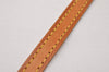 Authentic Louis Vuitton Leather Shoulder Strap Beige 44.7" LV 9210I