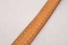 Authentic Louis Vuitton Leather Shoulder Strap Beige 44.7" LV 9210I