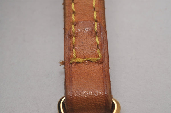 Authentic Louis Vuitton Leather Shoulder Strap Beige 44.7" LV 9210I