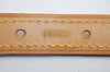 Authentic Louis Vuitton Leather Shoulder Strap For Bucket GM 31.9" Beige 9211I