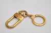 Authentic Louis Vuitton Charm Key Chain Anokre Gold M62698 LV 9212J