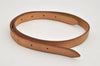 Authentic Louis Vuitton Leather Shoulder Strap For Bucket GM 31.9" Beige 9213I