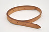 Authentic Louis Vuitton Leather Shoulder Strap For Bucket GM 31.9" Beige 9213I