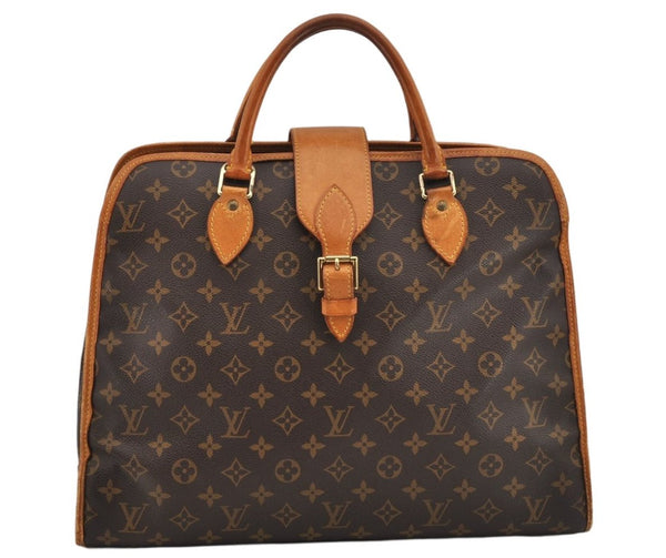 Authentic Louis Vuitton Monogram Rivoli Business Hand Bag M53380 LV 9213J