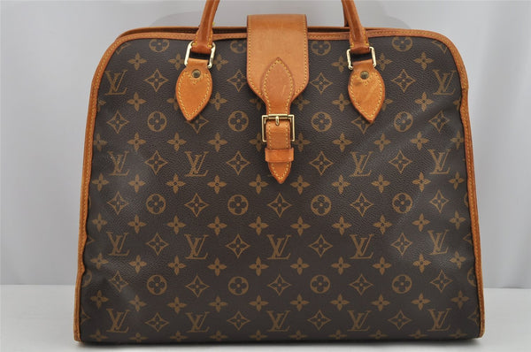 Authentic Louis Vuitton Monogram Rivoli Business Hand Bag M53380 LV 9213J