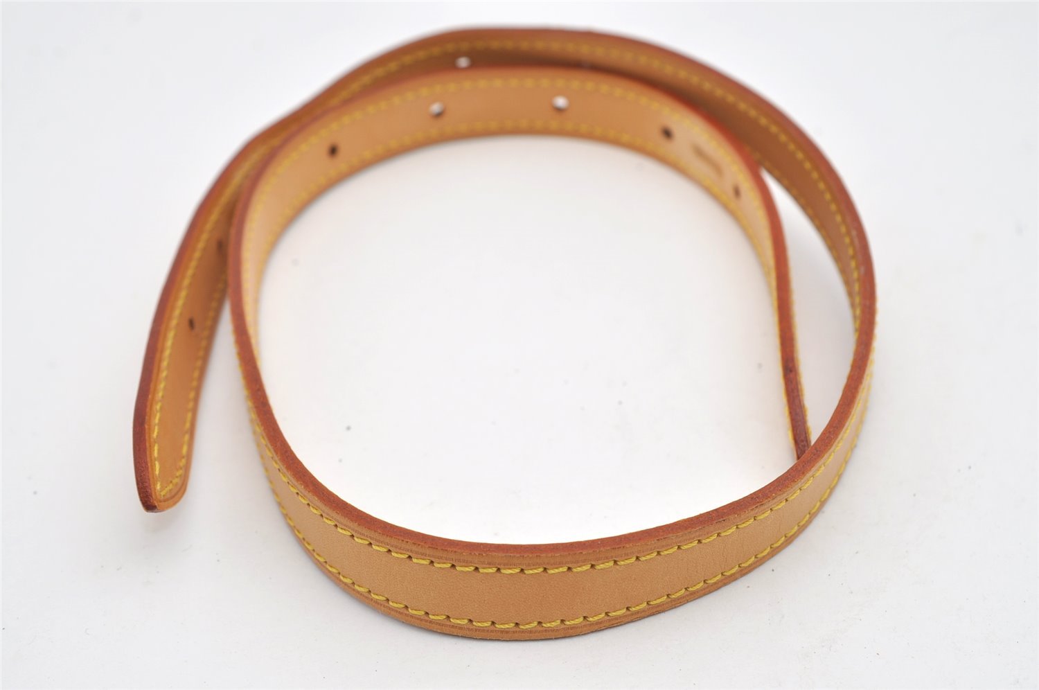 Authentic Louis Vuitton Leather Shoulder Strap For Bucket GM 31.9