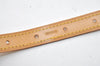 Authentic Louis Vuitton Leather Shoulder Strap For Bucket GM 31.9" Beige 9214I