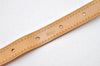 Authentic Louis Vuitton Leather Shoulder Strap For Bucket GM 31.9" Beige 9214I