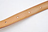 Authentic Louis Vuitton Leather Shoulder Strap For Bucket GM 31.9" Beige 9214I