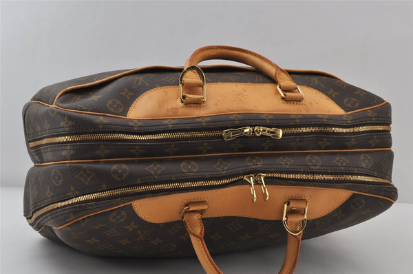 Authentic Louis Vuitton Monogram Alize 24 Heures Boston Hand Bag M41399 LV 9215I
