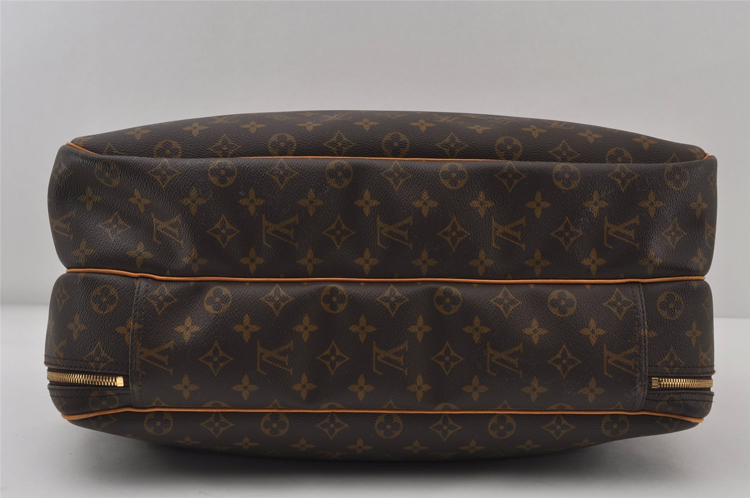Authentic Louis Vuitton Monogram Alize 24 Heures Boston Hand Bag M41399 LV 9215I