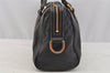 Authentic GUCCI Duchessa Line 2Way Hand Boston Bag Leather 181487 Black 9216I