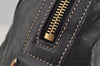 Authentic GUCCI Duchessa Line 2Way Hand Boston Bag Leather 181487 Black 9216I