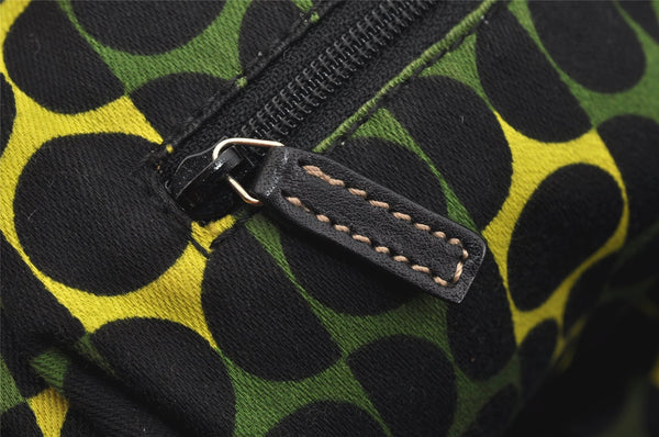 Authentic GUCCI Duchessa Line 2Way Hand Boston Bag Leather 181487 Black 9216I