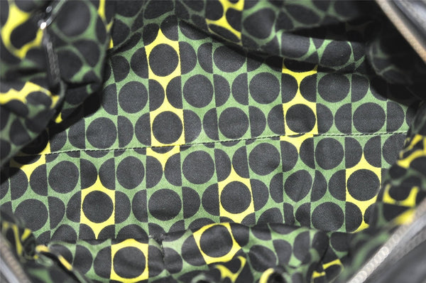 Authentic GUCCI Duchessa Line 2Way Hand Boston Bag Leather 181487 Black 9216I