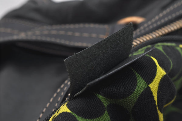 Authentic GUCCI Duchessa Line 2Way Hand Boston Bag Leather 181487 Black 9216I