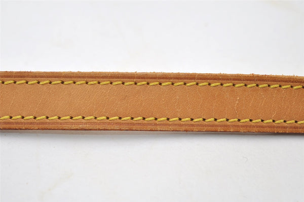 Authentic Louis Vuitton Leather Shoulder Strap Beige 39.2" LV 9217I