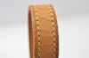 Authentic Louis Vuitton Leather Shoulder Strap Beige 39.2" LV 9217I