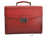 Authentic PRADA Vintage Saffiano Leather Nappa Briefcase Business Bag Red 9217J