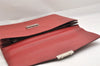 Authentic PRADA Vintage Saffiano Leather Nappa Briefcase Business Bag Red 9217J