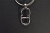 Authentic Christian Dior Silver Tone Chain Pendant Necklace CD 9220I