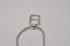 Authentic Christian Dior Silver Tone Chain Pendant Necklace CD 9220I