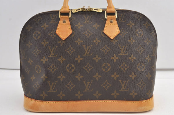 Authentic Louis Vuitton Monogram Alma Hand Bag Purse M51130 LV 9220J