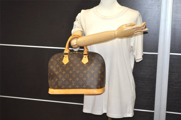 Authentic Louis Vuitton Monogram Alma Hand Bag Purse M51130 LV 9220J