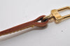 Authentic Louis Vuitton Leather Shoulder Strap Beige 47.2" LV 9227I