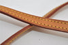 Authentic Louis Vuitton Leather Shoulder Strap Beige 47.2" LV 9227I