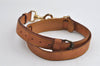 Authentic Louis Vuitton Leather Shoulder Strap Beige 42.1-48.8" LV 9228I