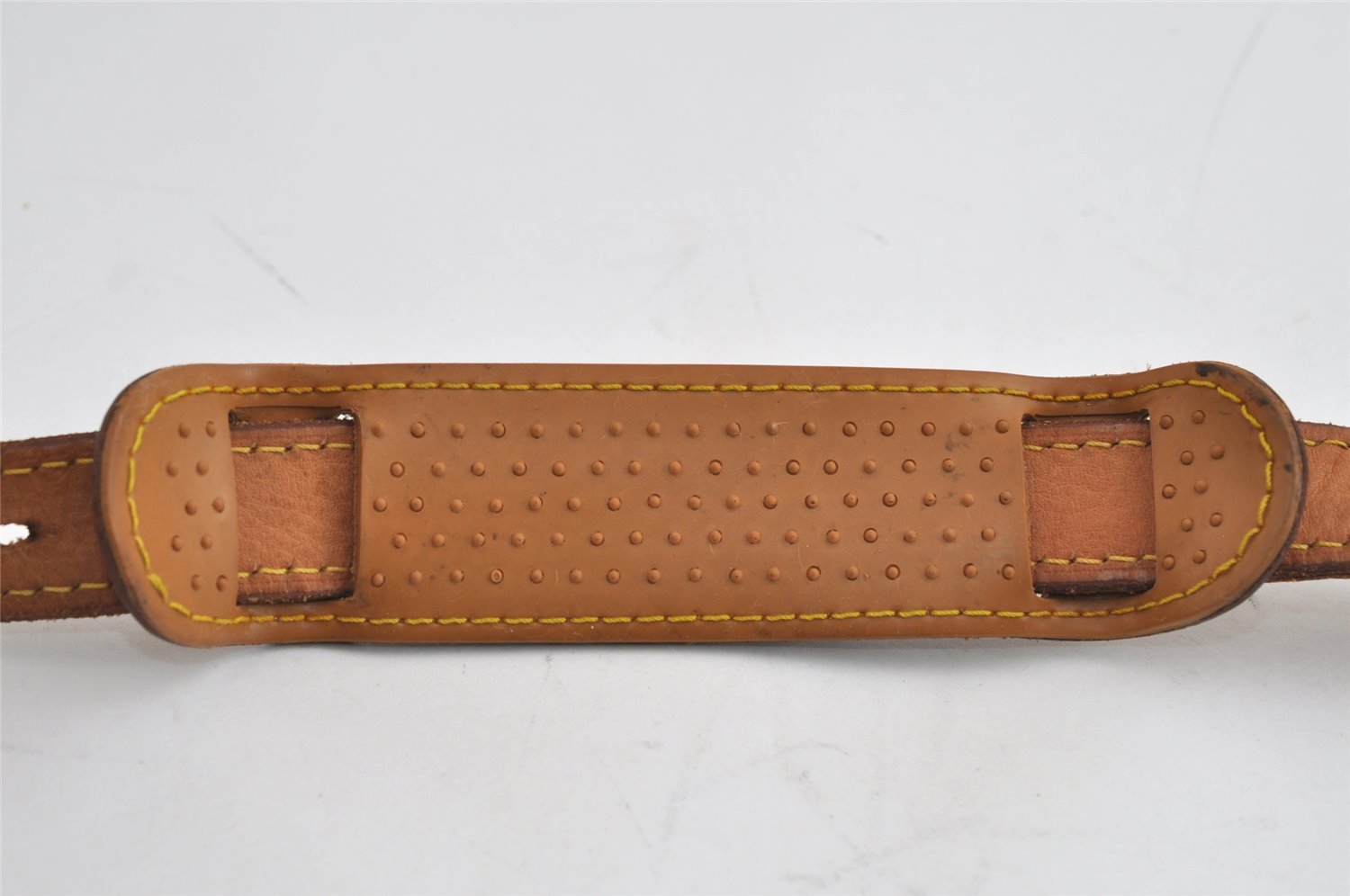 Authentic Louis Vuitton Leather Shoulder Strap Beige 42.1-48.8