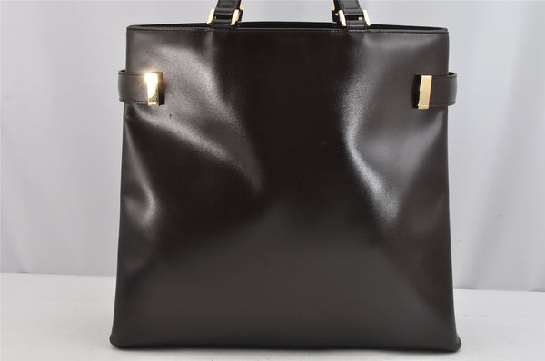 Authentic GUCCI Vintage Hand Bag Leather Brown Junk 9228J