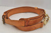 Authentic Louis Vuitton Leather Shoulder Strap Beige 40-46.9" LV 9229I