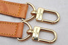 Authentic Louis Vuitton Leather Shoulder Strap Beige 40-46.9" LV 9229I