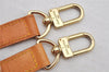 Authentic Louis Vuitton Leather Shoulder Strap Beige 40-46.9" LV 9229I