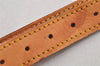 Authentic Louis Vuitton Leather Shoulder Strap Beige 40-46.9" LV 9229I