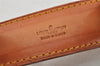 Authentic Louis Vuitton Leather Shoulder Strap Beige 40-46.9" LV 9229I