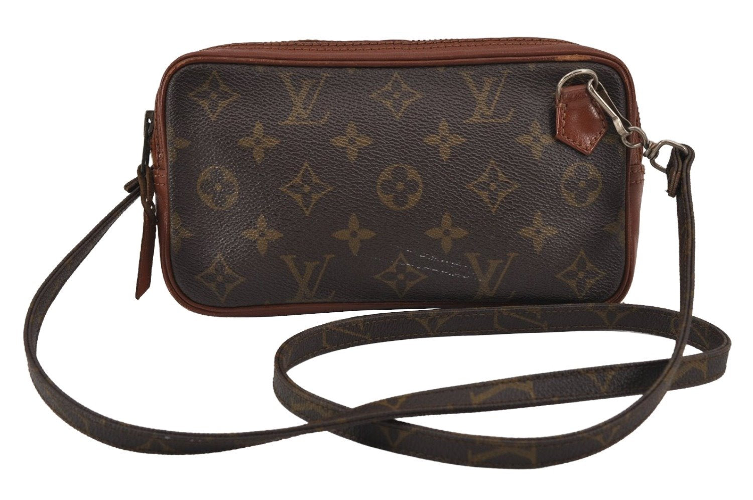 Auth Louis Vuitton Monogram Marly Bandouliere Shoulder Cross Bag Old Model 9231J