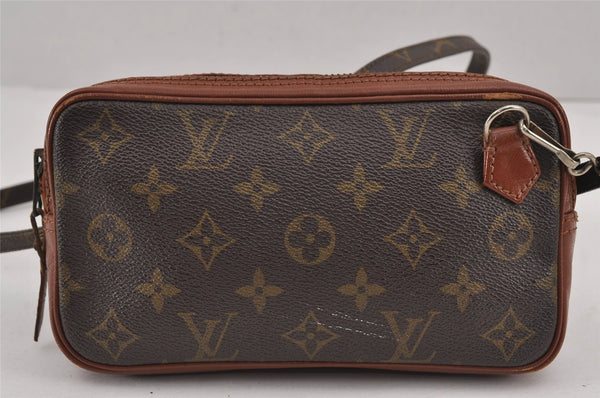Auth Louis Vuitton Monogram Marly Bandouliere Shoulder Cross Bag Old Model 9231J