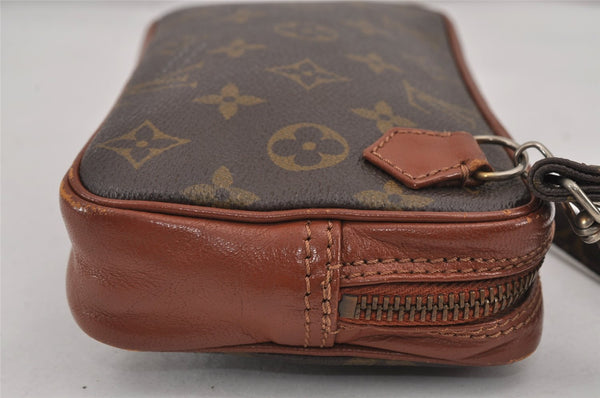 Auth Louis Vuitton Monogram Marly Bandouliere Shoulder Cross Bag Old Model 9231J