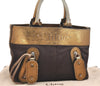 Authentic Chloe Vintage Shoulder Tote Bag Canvas Leather Brown 9234J